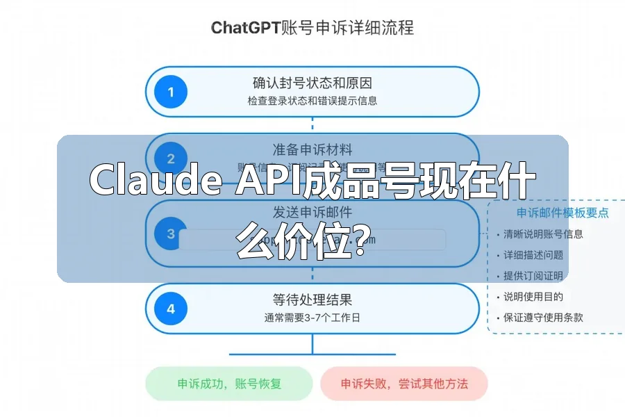 Claude API成品号现在什么价位？